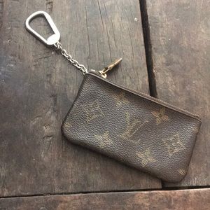 Louis Vuitton key chain with change purse.